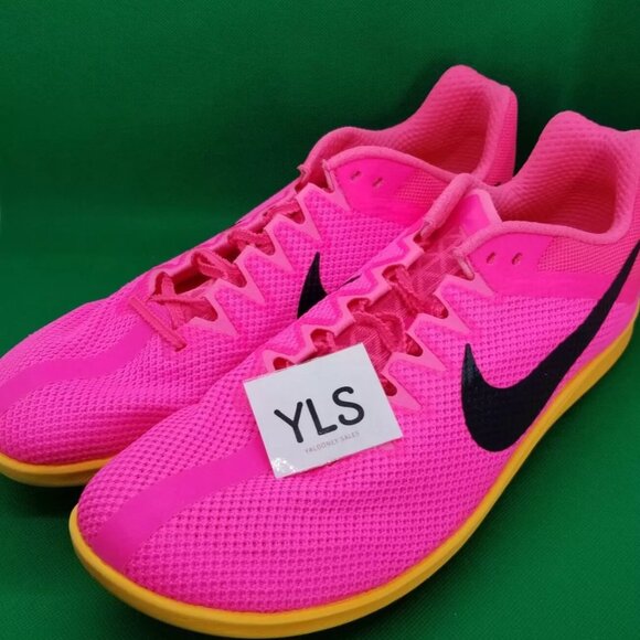 Nike Track Shoes Rival Distance Hyper Pink Running DC8725-600 Men\'s Size-12.5